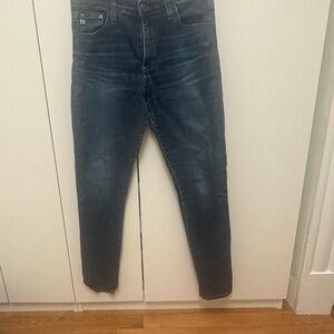 AG Women's Dark Blue Skinny Jeans